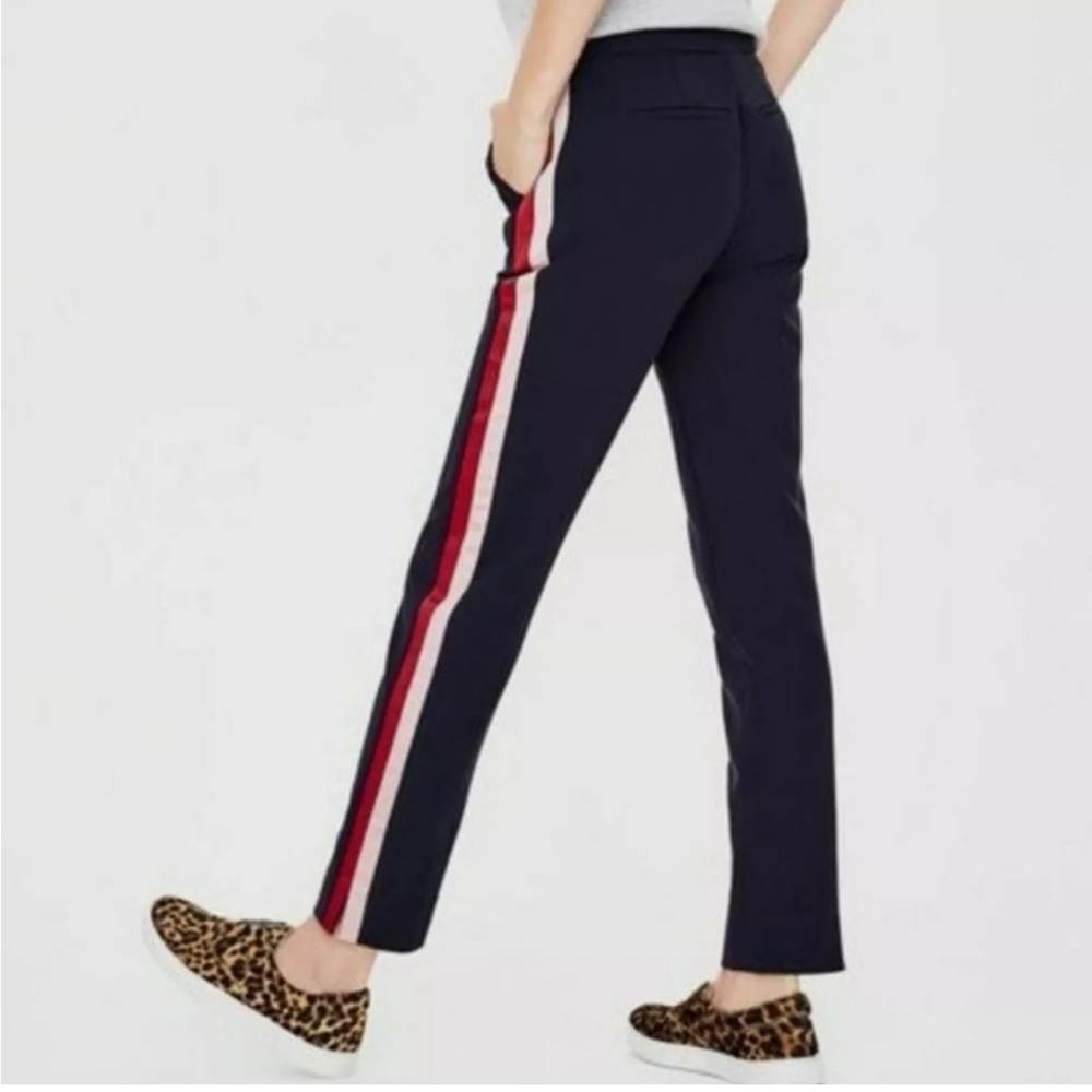 Boden Blue and Pink Cropped Jumpsuit